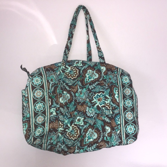 Vera Bradley Handbags - New Vera Bradley Java Blue Large Duffle